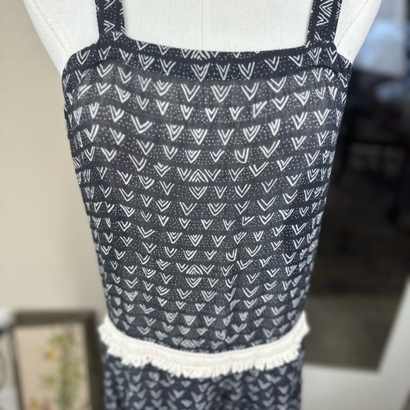 Lemlem NWT The Lula Black and White Patterned maxi‎  Dress - Picture 5 of 14